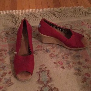 Red Toms espadrilles